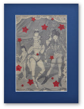 Charger l&#39;image dans la galerie, Joyeux Cirques (Rouge &amp; Bleu) pour Valérie ♡